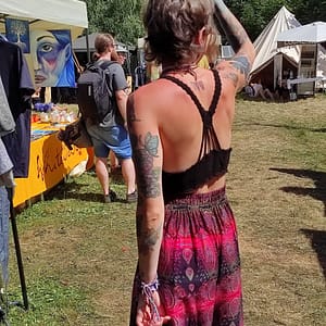 crocheted bralette crop top