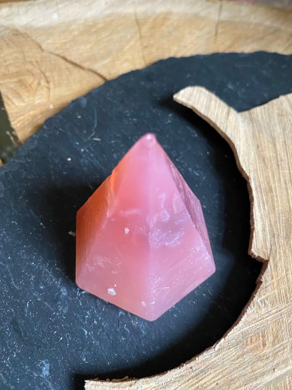 "Diament" naturalne mydło - lśniące marmurkowe boho - obrazek 3