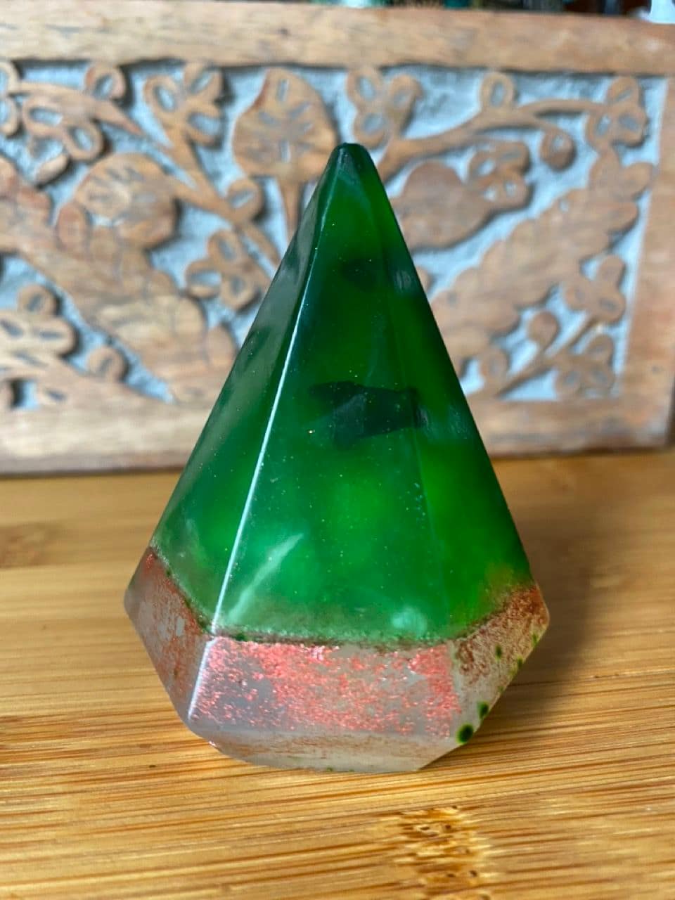 "Diament" naturalne mydło - lśniące marmurkowe boho - obrazek 10